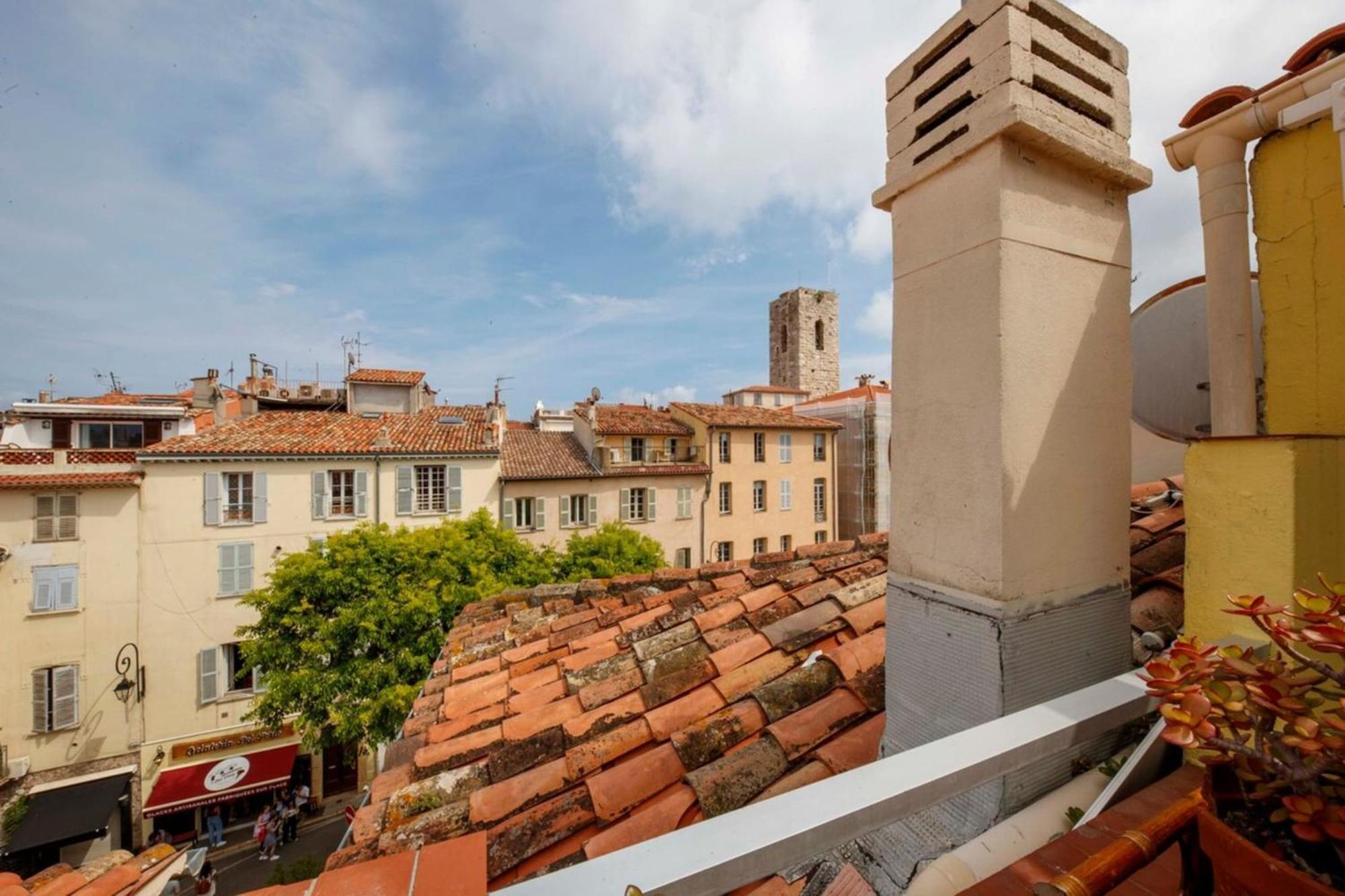 Апартаменты 06M - Old Antibes Beautiful Duplex Terrace With Sea View Экстерьер фото