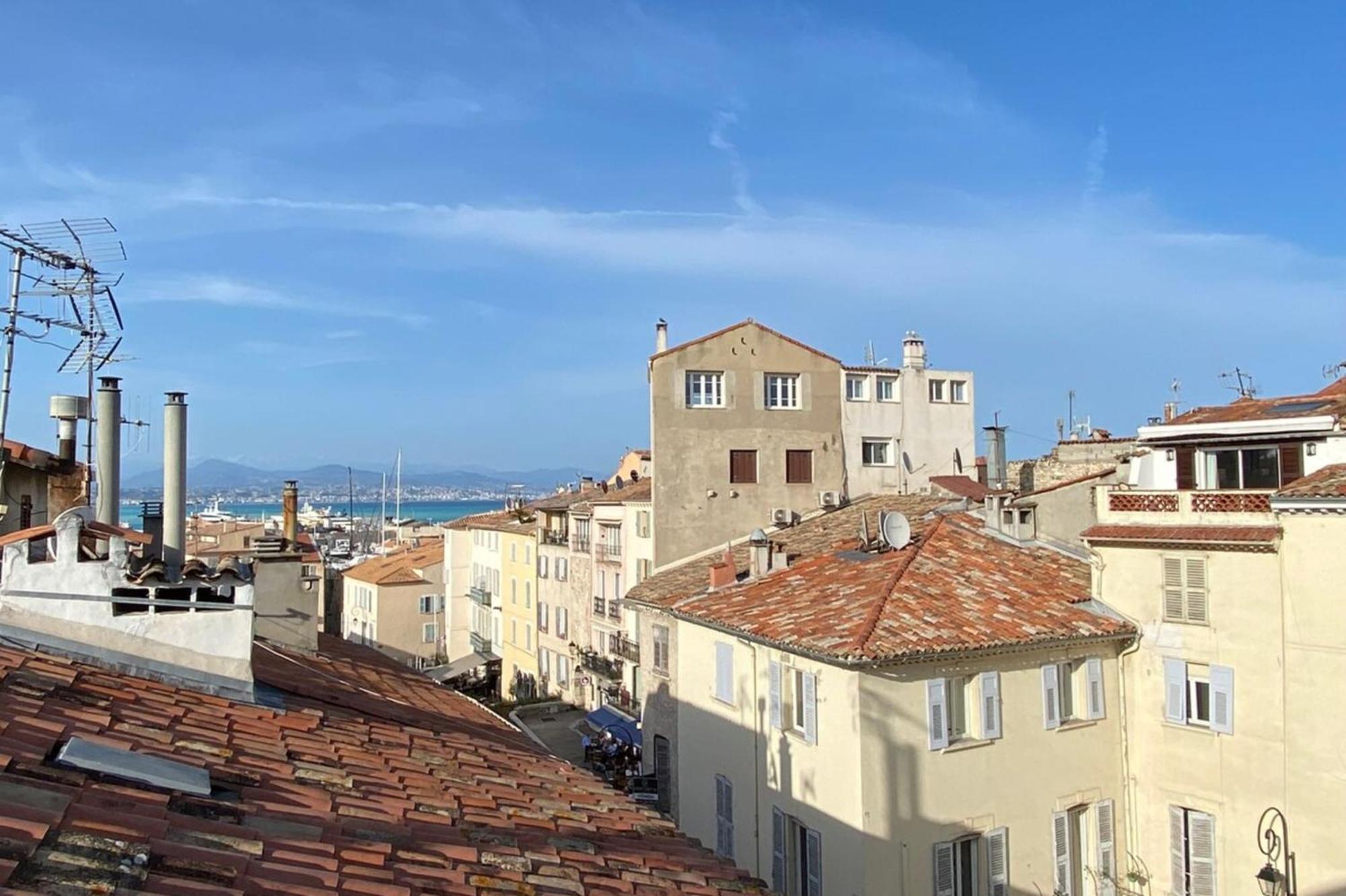 Апартаменты 06M - Old Antibes Beautiful Duplex Terrace With Sea View Экстерьер фото