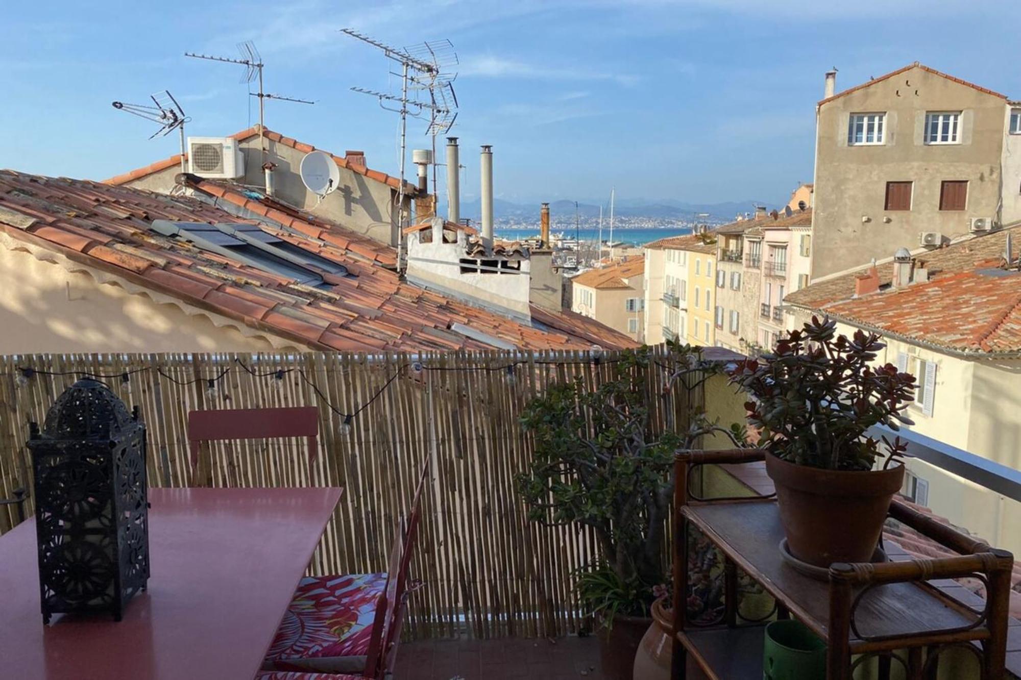 Апартаменты 06M - Old Antibes Beautiful Duplex Terrace With Sea View Экстерьер фото