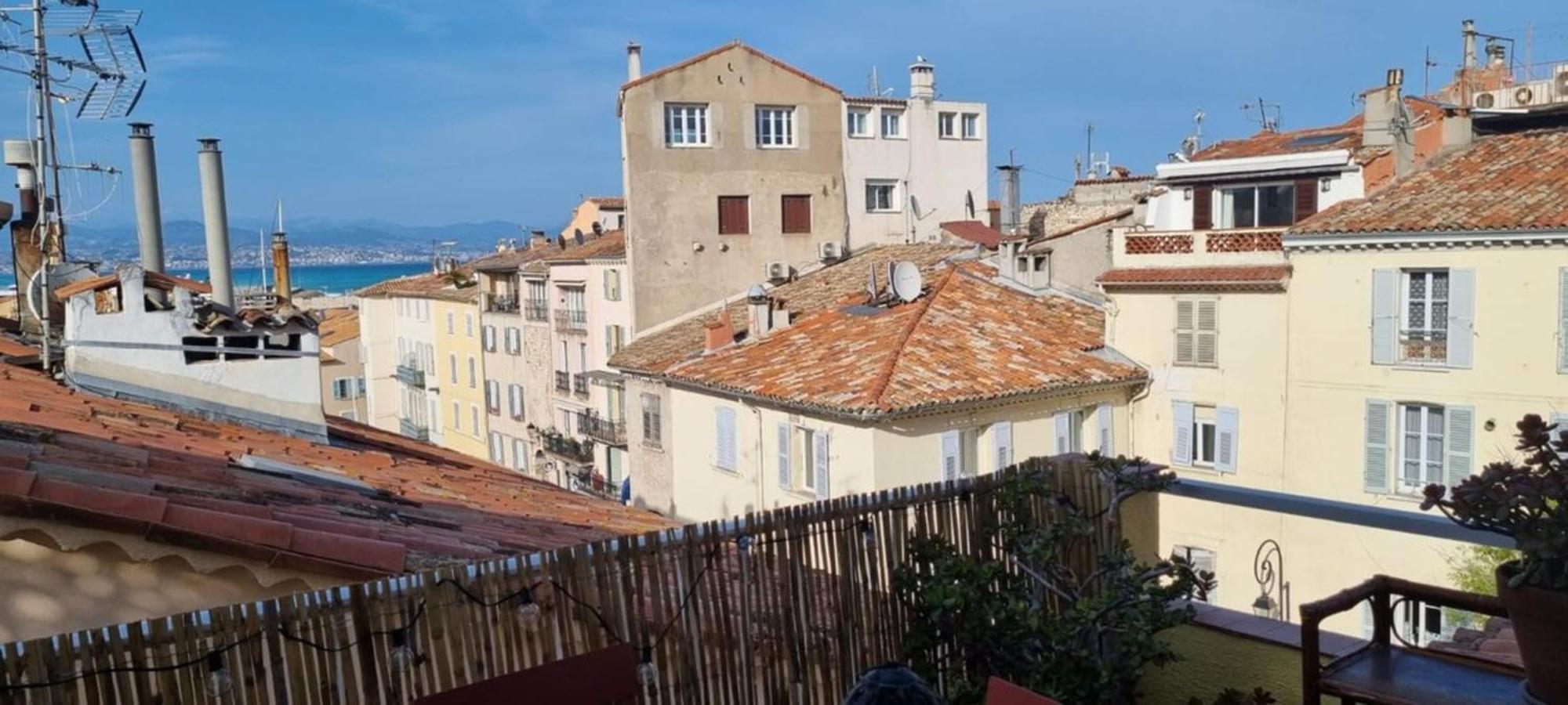 Апартаменты 06M - Old Antibes Beautiful Duplex Terrace With Sea View Экстерьер фото